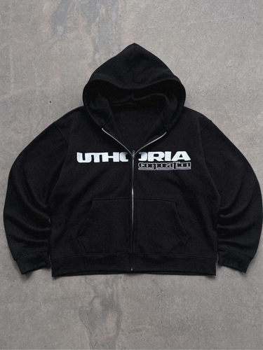CORP BOXY ZIPPER HOODIE