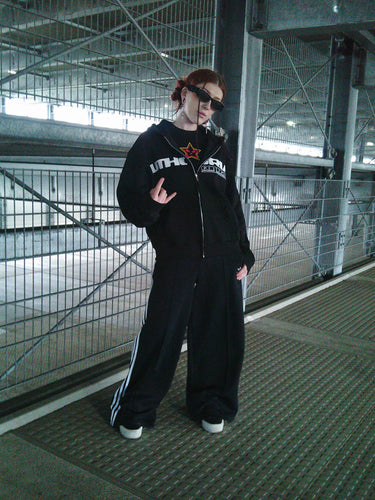 CORP BOXY ZIPPER HOODIE