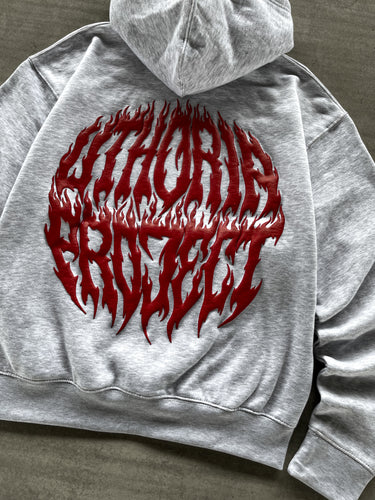 UPWORLD BOXY HOODIE | Blood Red