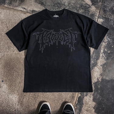 VENGEANCE HEAVYWEIGHT TEE | BLACK OUT