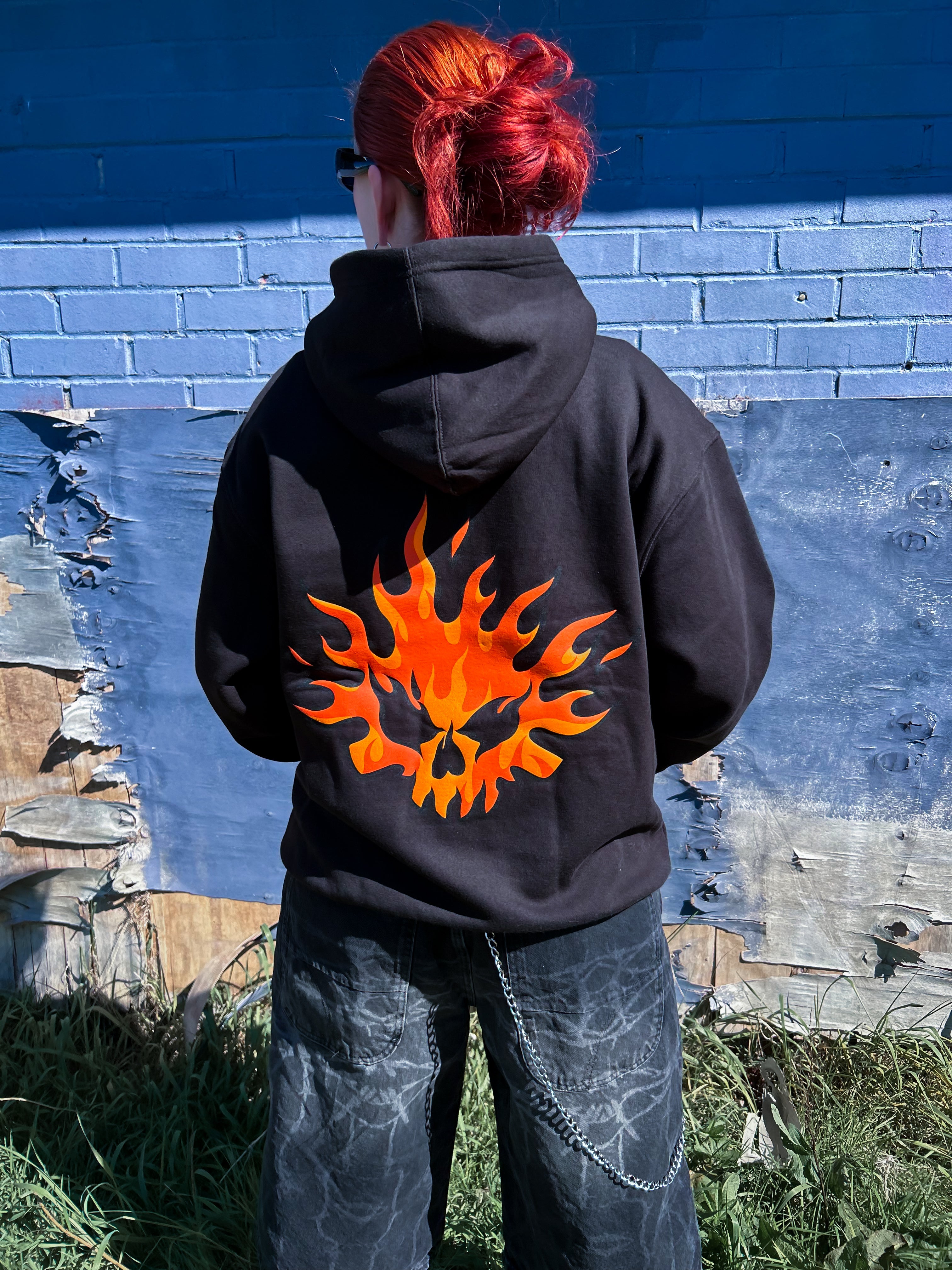 HOTHEAD OVERSIZED HOODIE | BLK – Uthoria Project