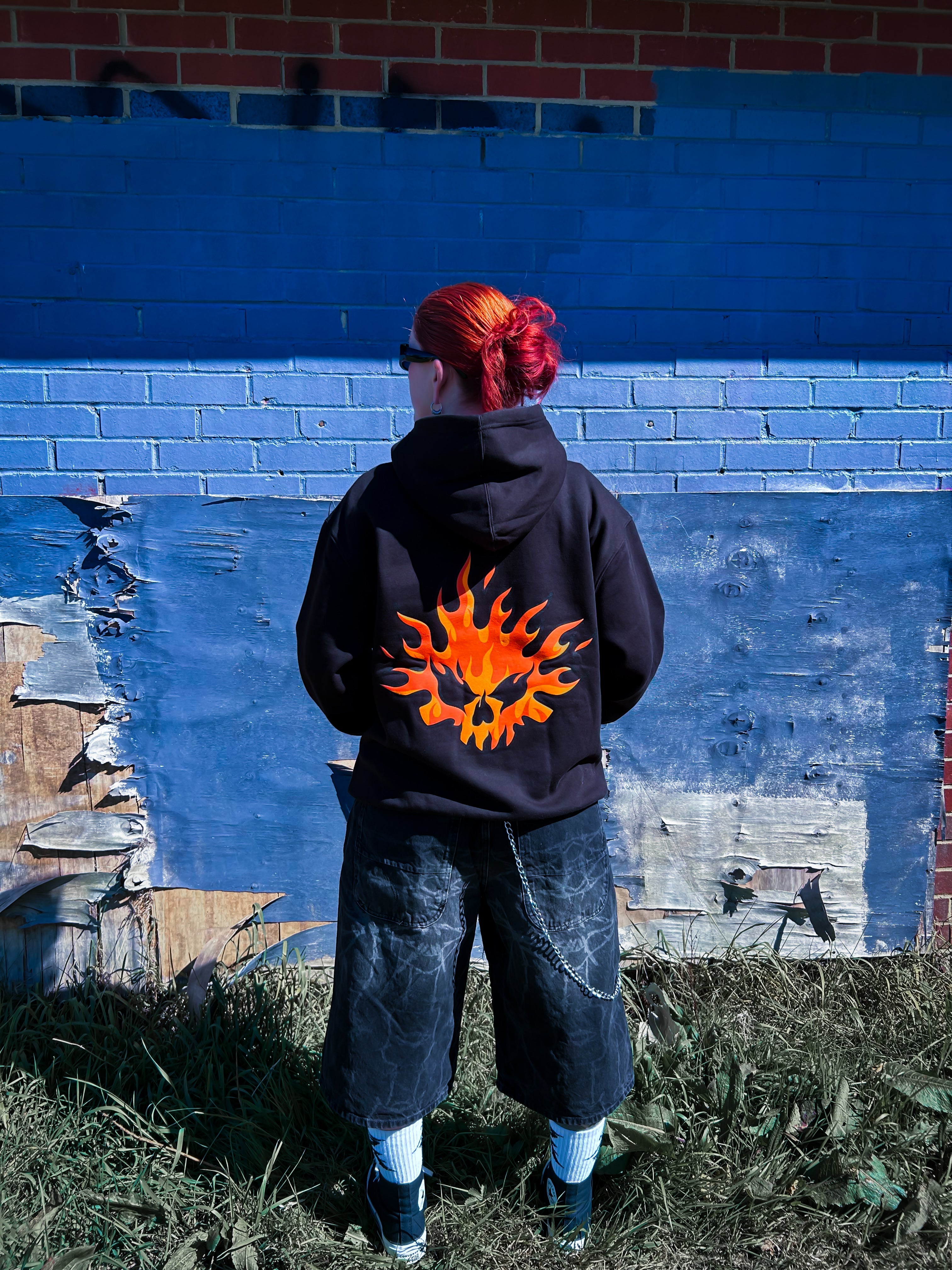 HOTHEAD OVERSIZED HOODIE | BLK – Uthoria Project