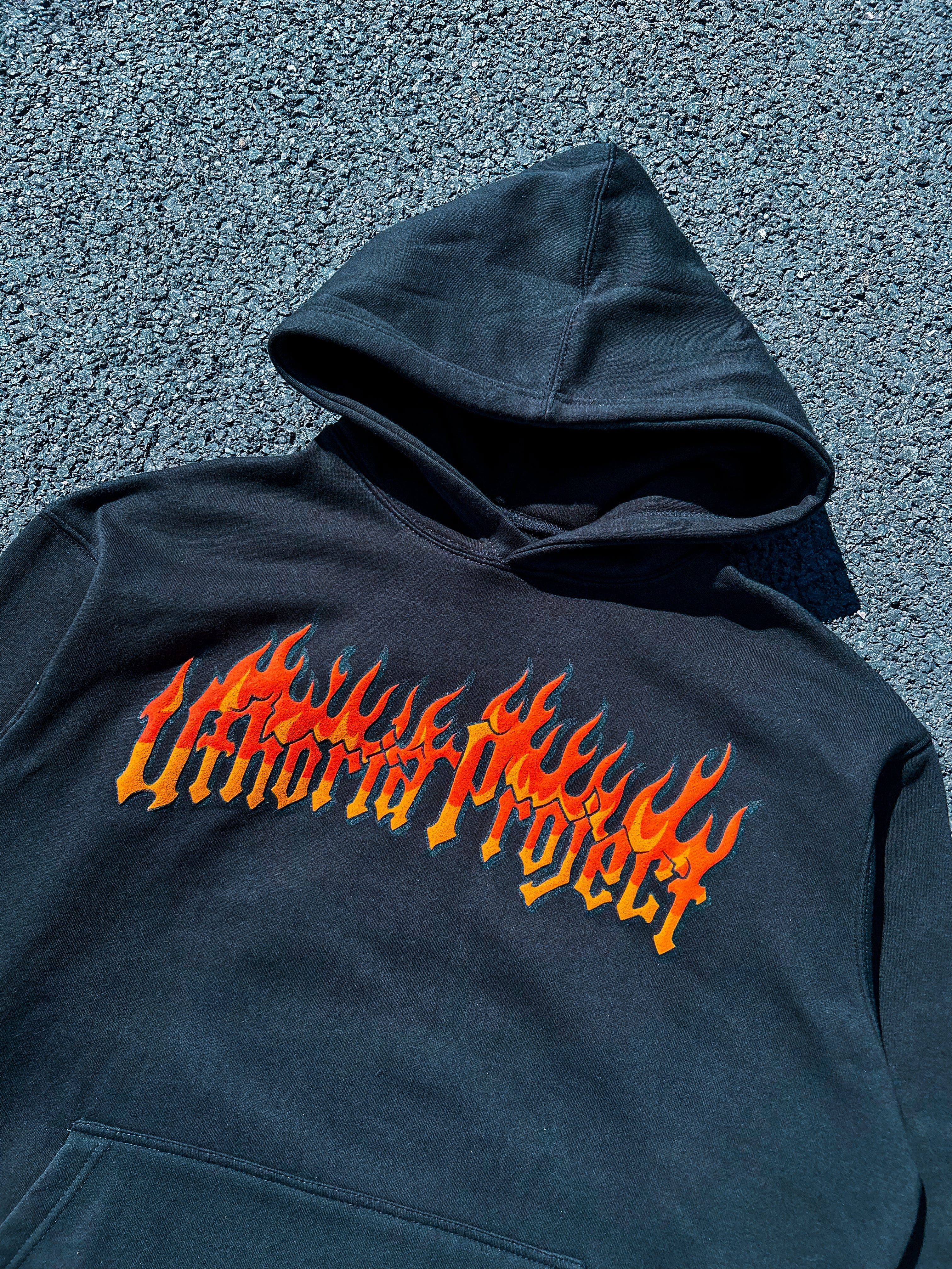 HOTHEAD OVERSIZED HOODIE | BLK – Uthoria Project