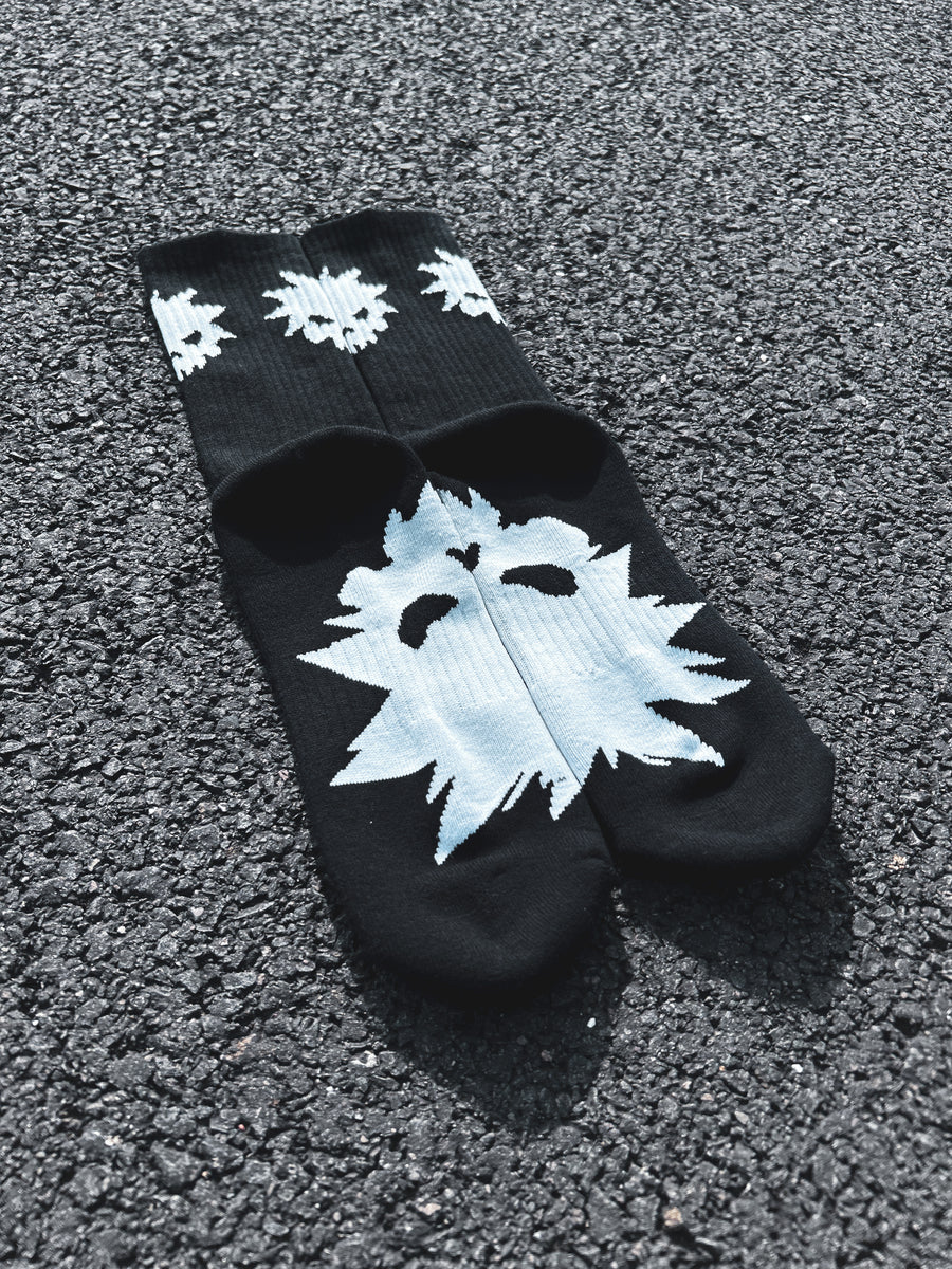 SKULLY SOCKS BLACK